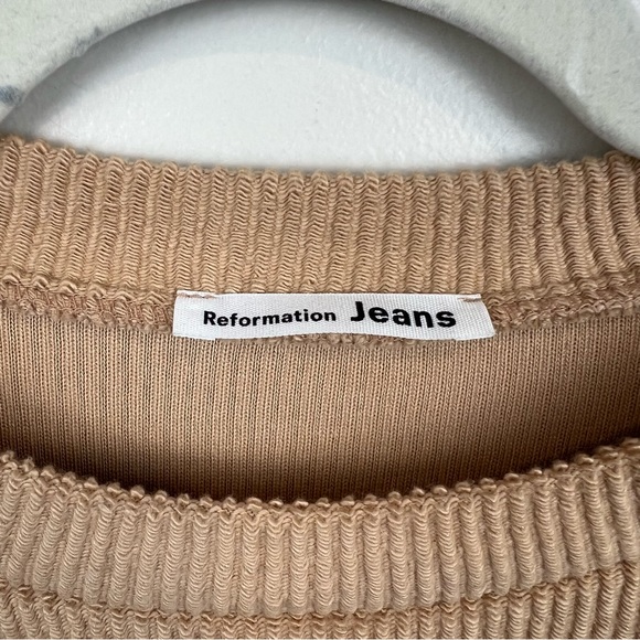 NEW Reformation Buff Channing Sweater Dress, Large - Picture 3 of 10